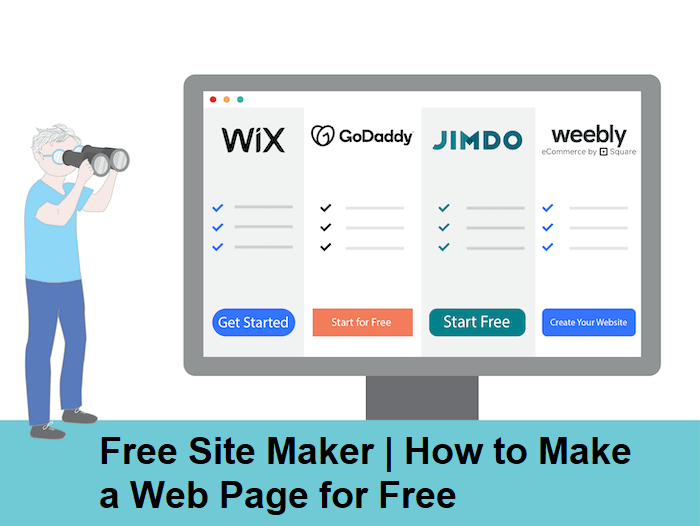 Free Site Maker How to Make a Web Page for Free