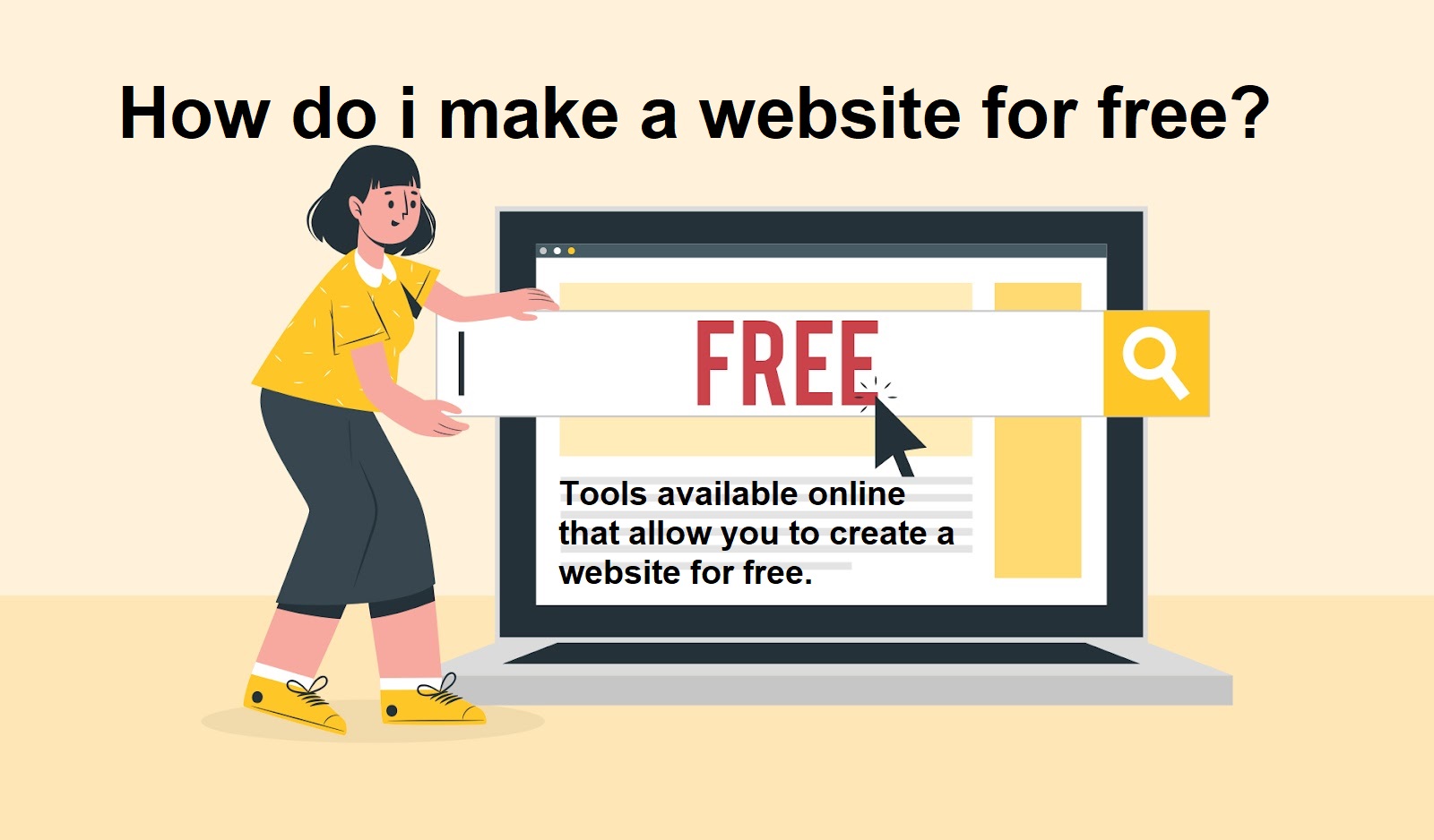 How do i make a website for free
