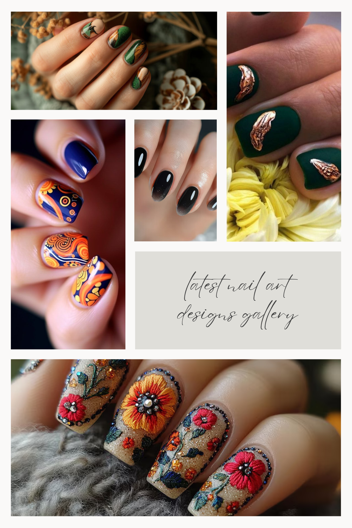 Latest nail art designs gallery